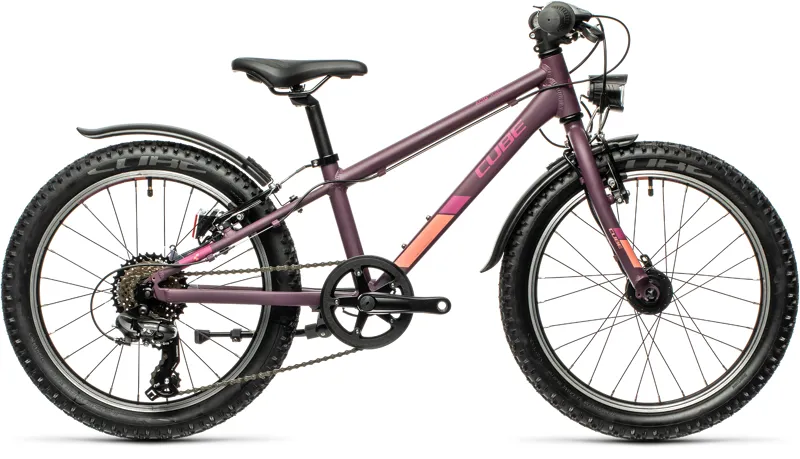 Cube Acid 200 Allroad 20w Kids Bike - Purple/Orange