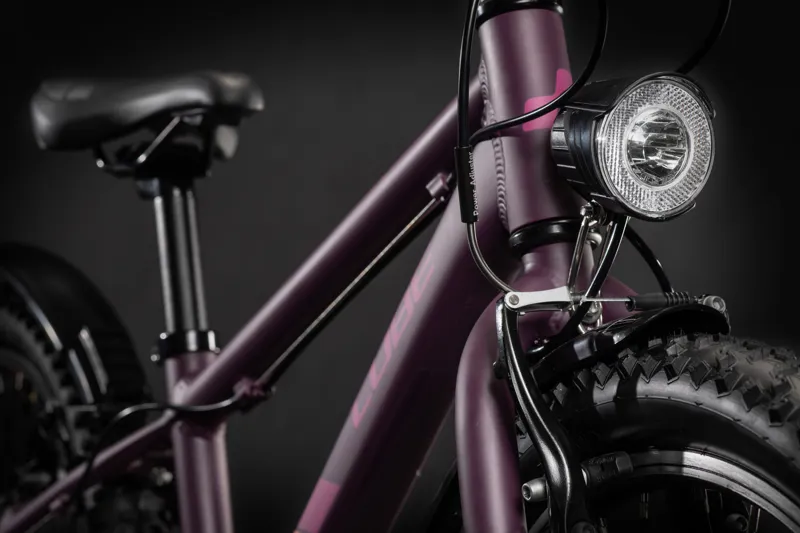 Cube Acid 200 Allroad 20w Kids Bike - Purple/Orange-3