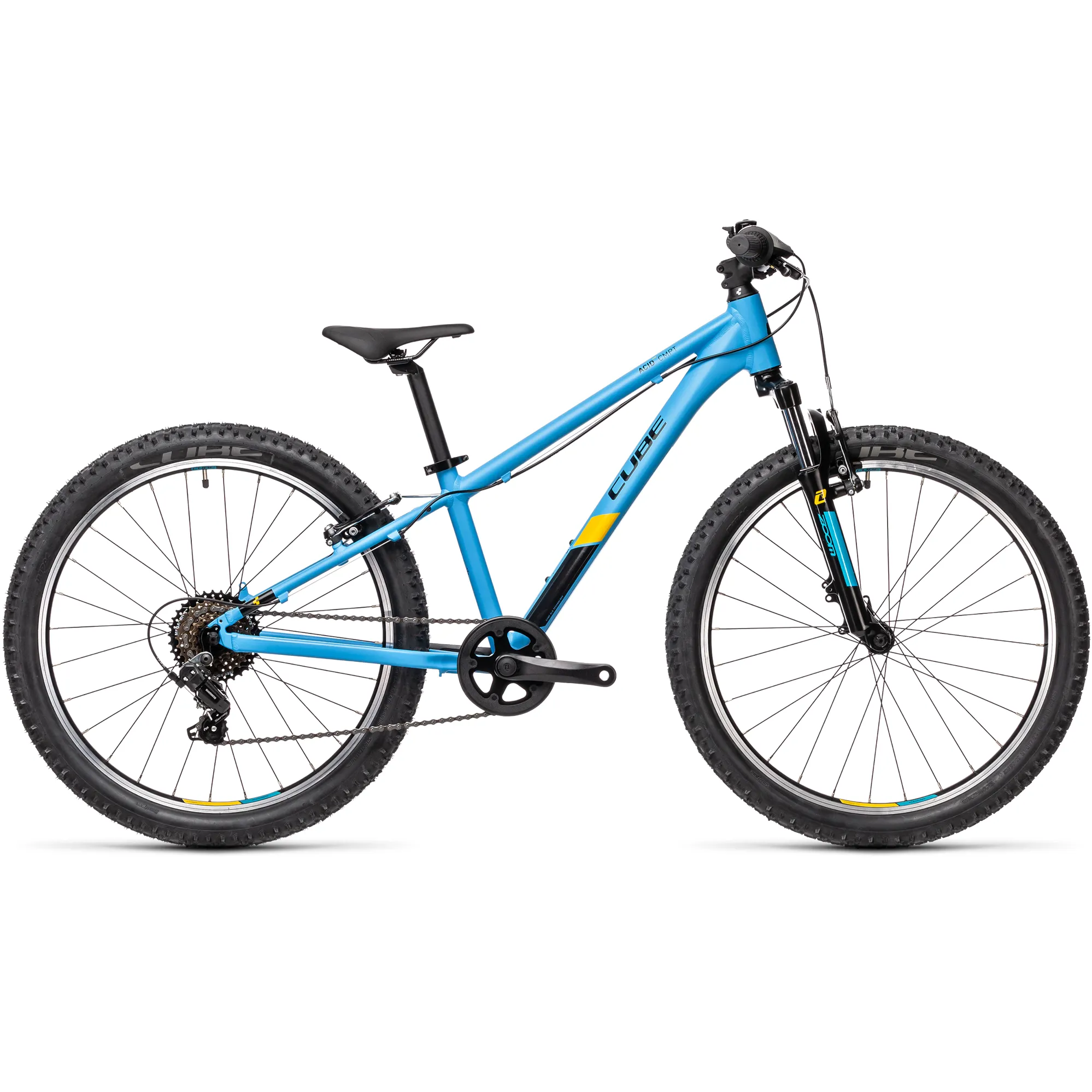 Cube Acid 240 Cmpt 24w 2021 Kids Bike Blue Orange