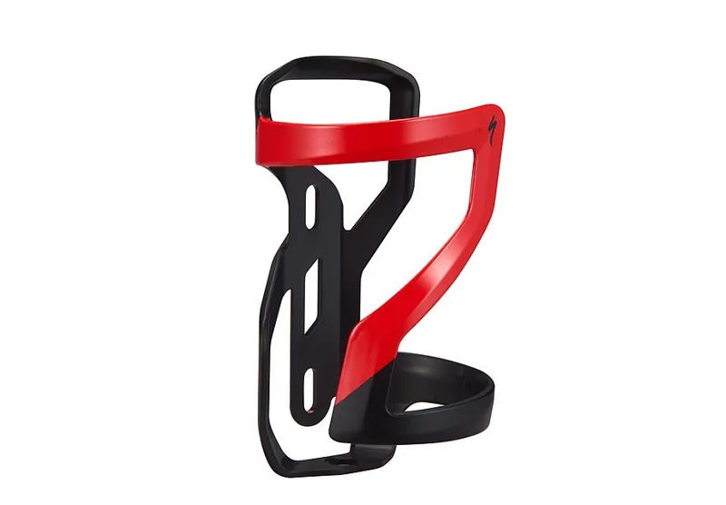 Specialized Zee Cage II - Right Hand - Matt Black/Flo Red