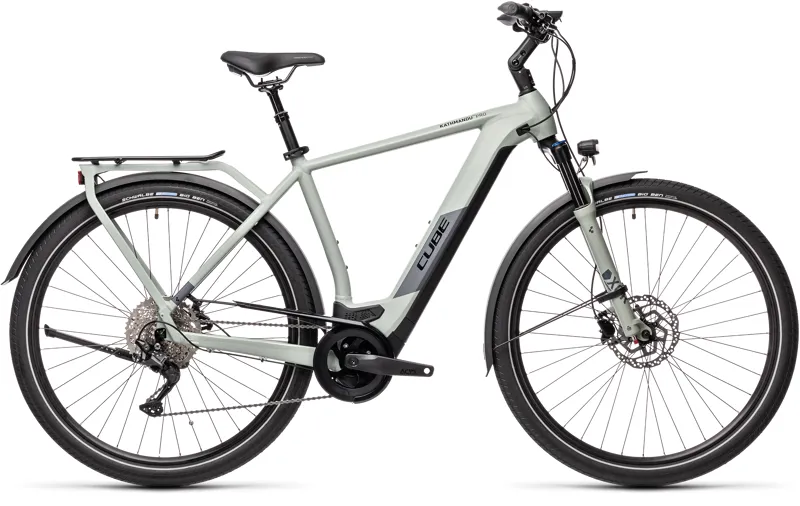 Cube Kathmandu Hybrid Pro 625 2021 Electric Hybrid Bike - Lunar/Grey