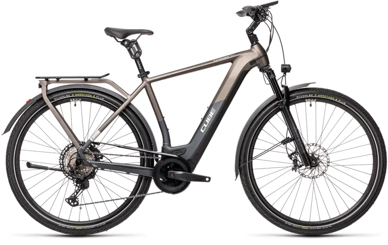 Cube Kathmandu Hybrid SLT 625 2021 Electric Hybrid Bike - Teak
