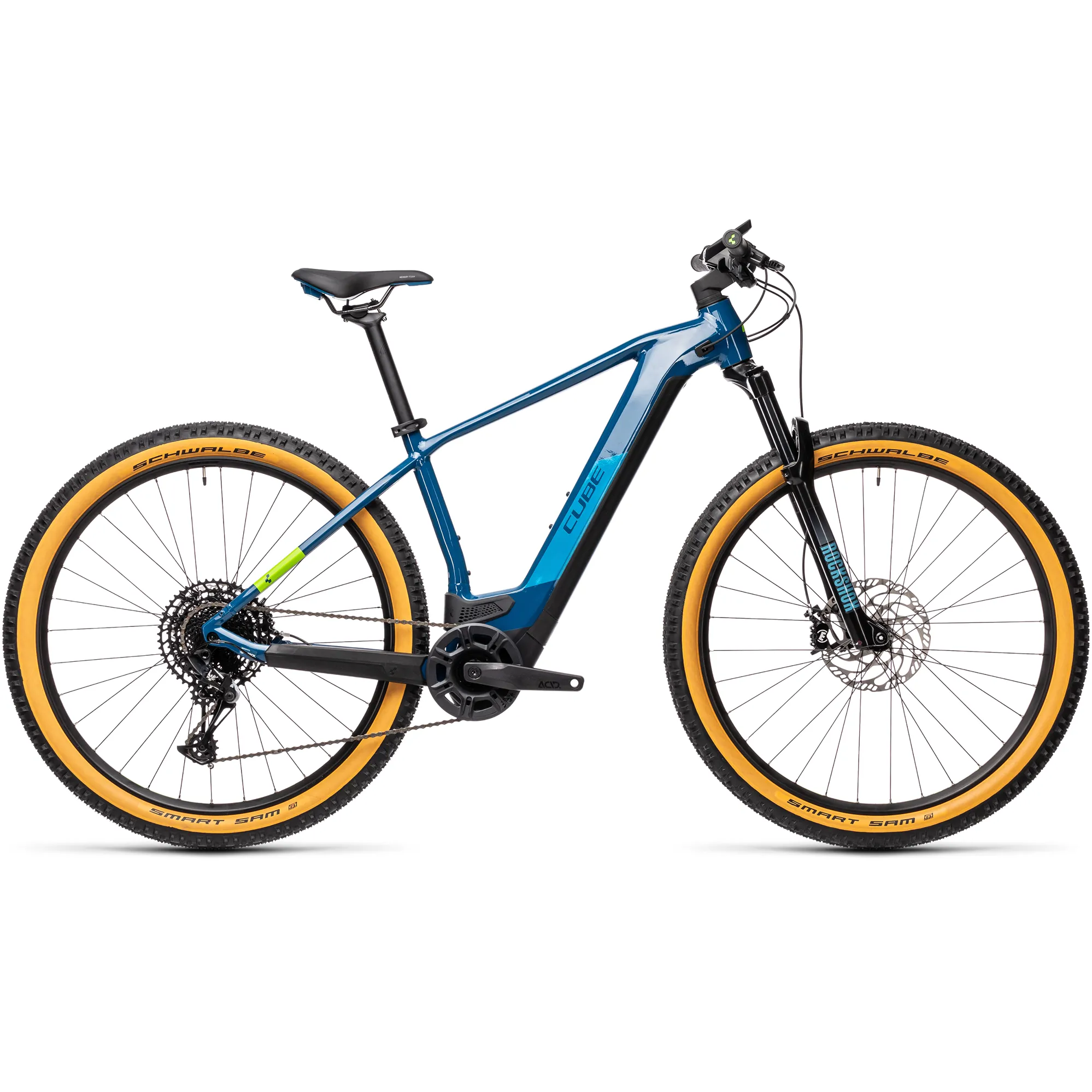 Cube Reaction Hybrid SL 625 29 2021 Electric MTB Blue Green