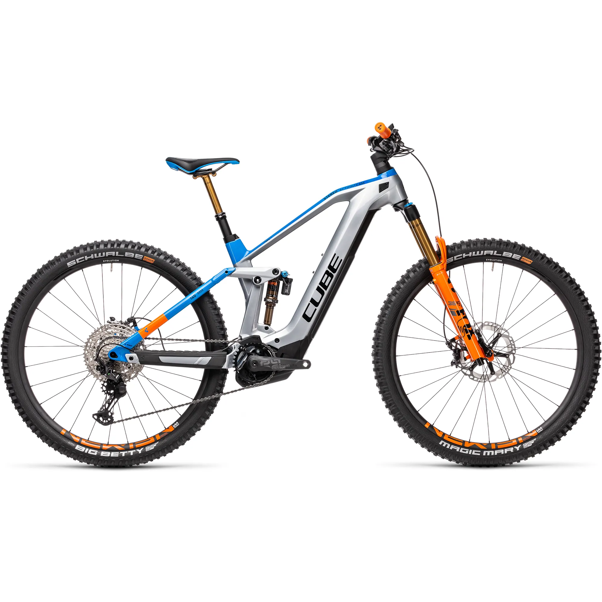 Cube Stereo Hybrid 140 HPC Actionteam 625 Nyon 2021 E Bike Action Team