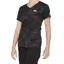 100 Percent Airmatic Womens Short Sleeve Jersey - Black Floral