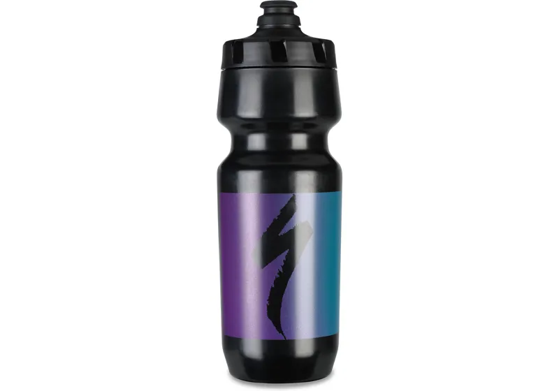 Specialized Big Mouth 24oz Hero Fade Water Bottle - Black/Purple/Blue