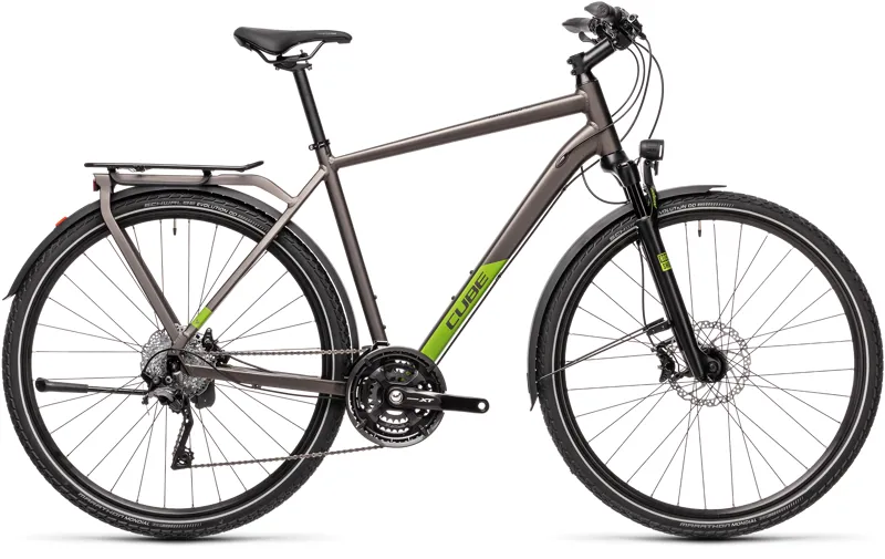 Cube Kathmandu SL 2021 Hybrid Bike - Teak/Green