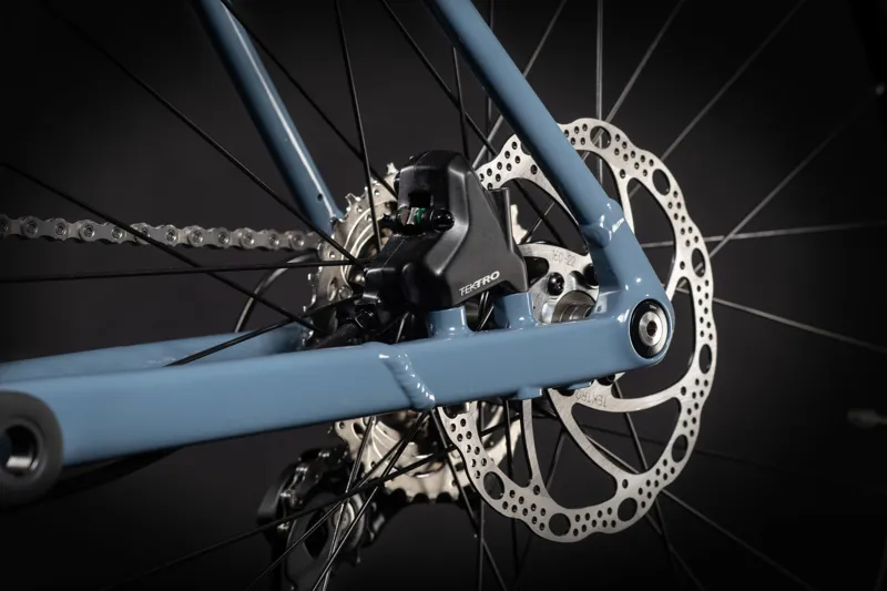 Cube SL Road Race 2021 Flat Bar Road Bike - Blue/Orange-4