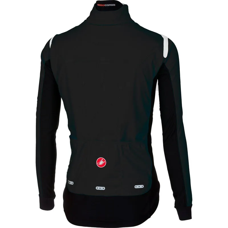 Castelli Alpha Ros Womens Windproof Jacket - Light Black/Black-1