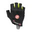 Castelli Arenberg Gel 2 Short Finger Gloves - Black/Yellow Fluo