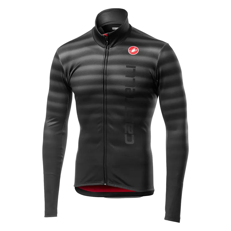 Castelli Scossa Long Sleeve Jersey - Light Black