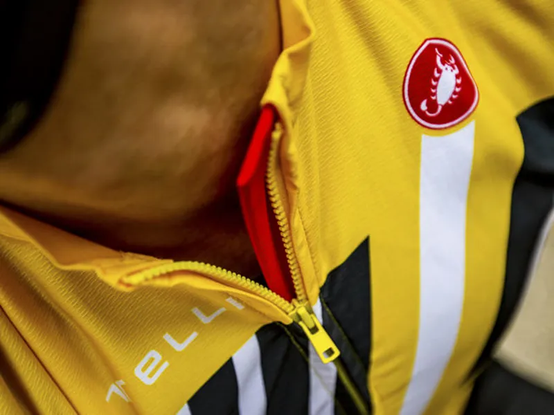 Castelli Hors Categorie Short Sleeve Jersey - Yellow-3