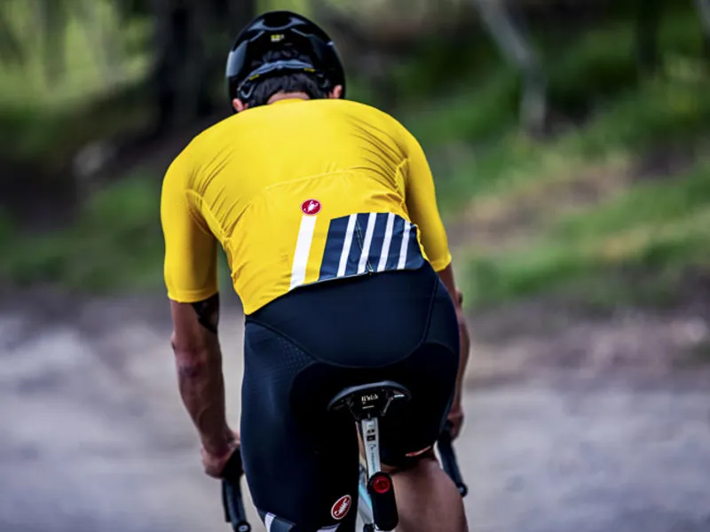 Castelli Hors Categorie Short Sleeve Jersey - Yellow-7