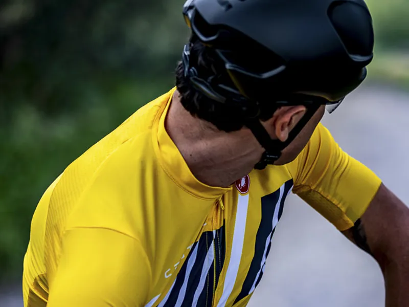 Castelli Hors Categorie Short Sleeve Jersey - Yellow-5