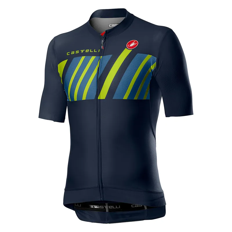 Castelli Hors Categorie Short Sleeve Jersey - DarkSteel Blue