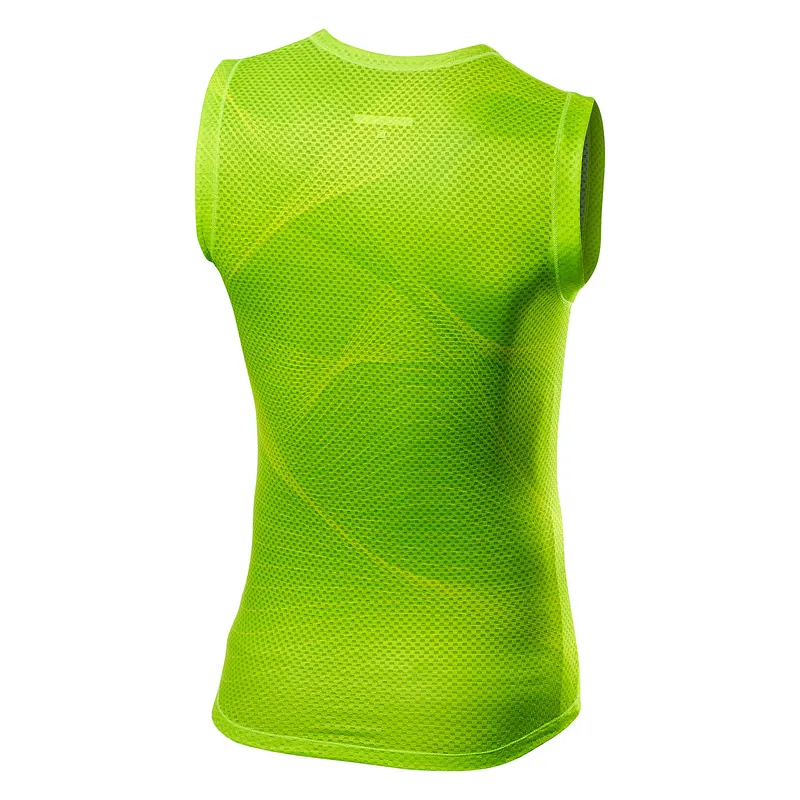 Castelli Pro Mesh Sleeveless Base Layer - Yellow Fluo-1