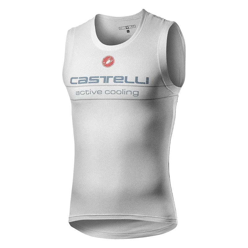 Castelli Active Cooling Sleeveless Base Layer - Silver Grey