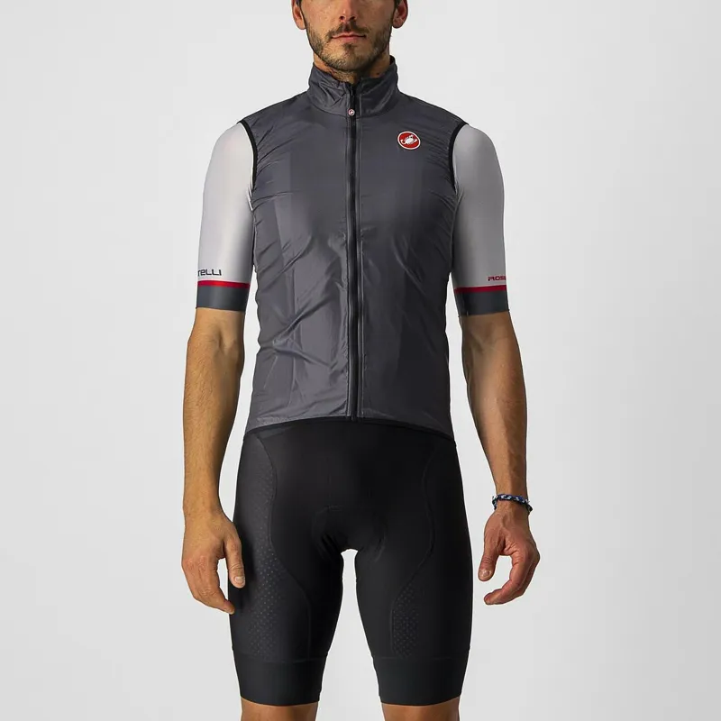 Castelli Aria Men's Windproof Vest - Dark Grey