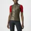 Castelli Aria Women's Windproof Vest - Moss Brown