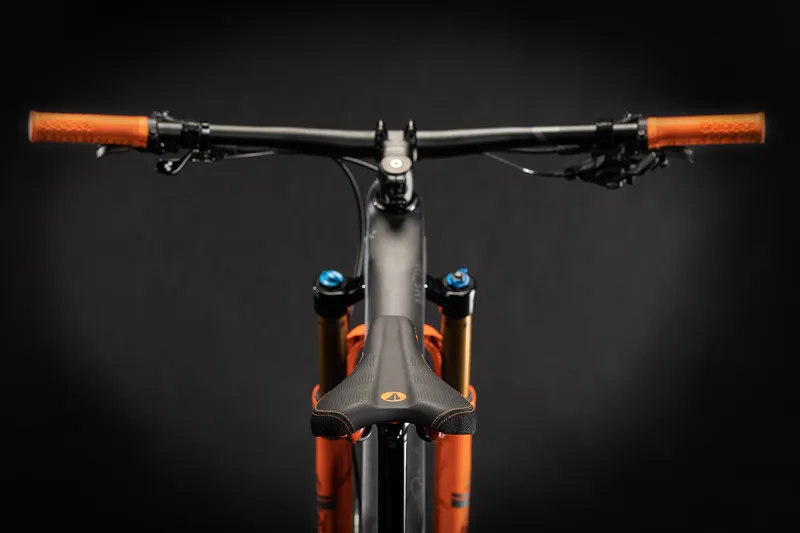 Cube Ams 100 C:68 TM 29er 2021 Full Suspension MTB - Flashgrey/Orange-7