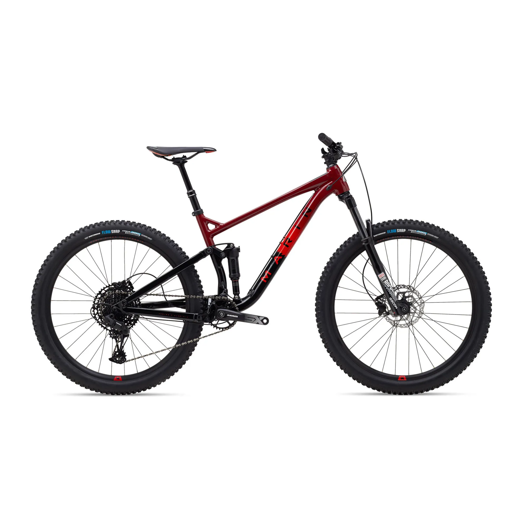 Marin Hawk Hill 2020 Full Suspension Mountain Bike Black/Red