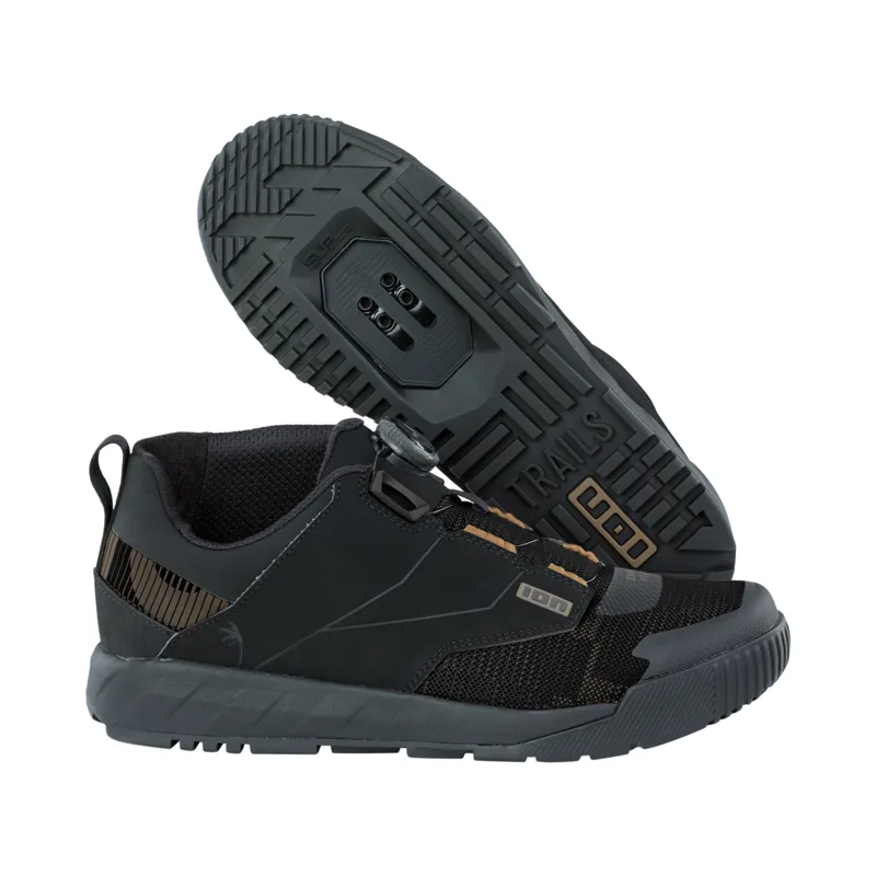 ION Rascal Select BOA Unisex Clipless Mountain Bike Shoes - Black