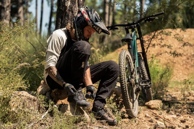 Ion Scrub Pants Unisex MTB Trousers - Black - Large-3