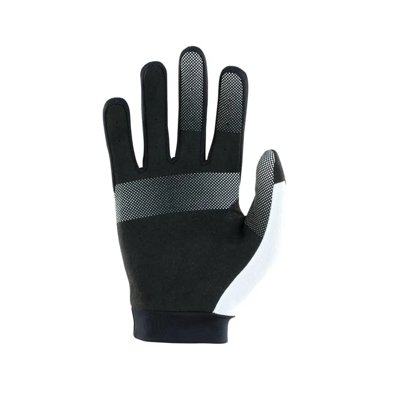 Ion Logo Long Finger Unisex MTB Gloves - Peak White - Large-1
