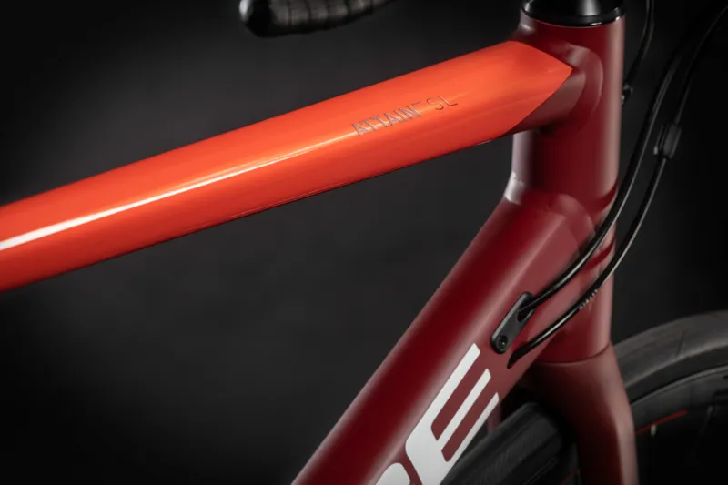 Cube Attain SL 2021 Road Bike - Red-4