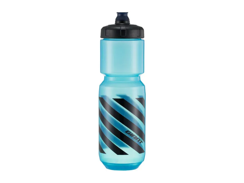 Giant Doublespring Transparent Bottle - Blue/Black 750ml