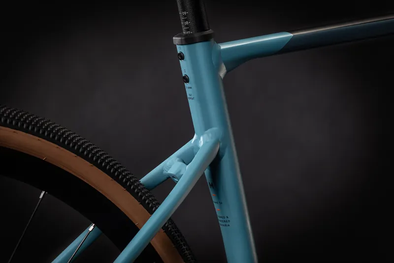 Cube Nuroad Race 2021 Gravel Road Bike - Greyblue/Orange-2