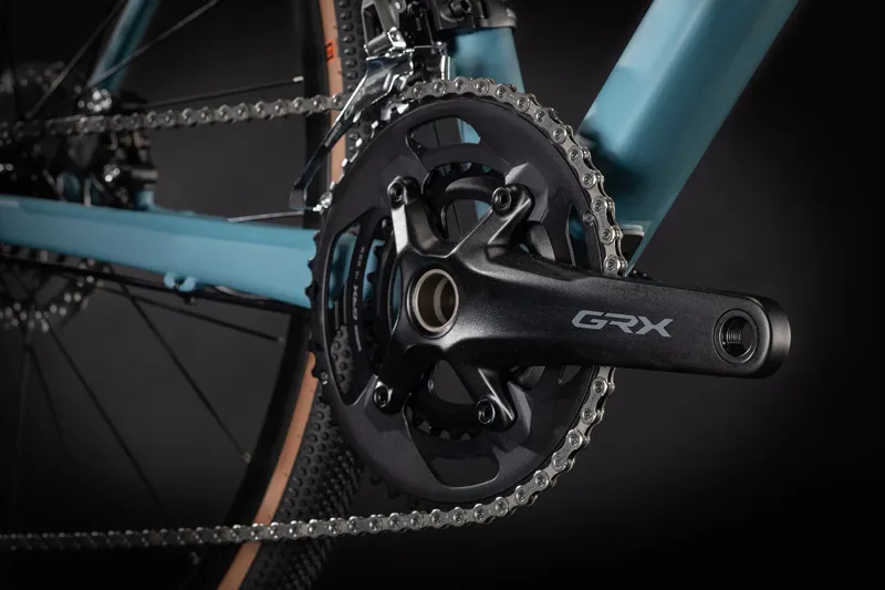 Cube Nuroad Race 2021 Gravel Road Bike - Greyblue/Orange-3