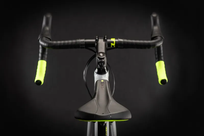 Cube Cross Race Pro 2021 Cyclocross Bike - Grey/Flashyellow-3