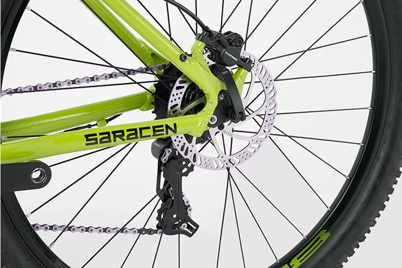 Saracen Mantra 27.5 2020 Hardtail Mountain Bike - Lime-5