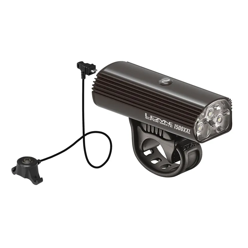 Lezyne Super Drive 1500XXL Remote Loaded Front Light - Black-1