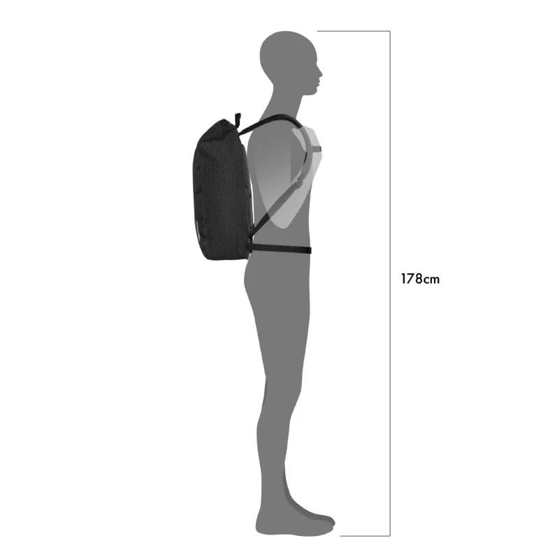 Ortlieb Velocity High Visibility Backpack - 23 Litre - Black-4