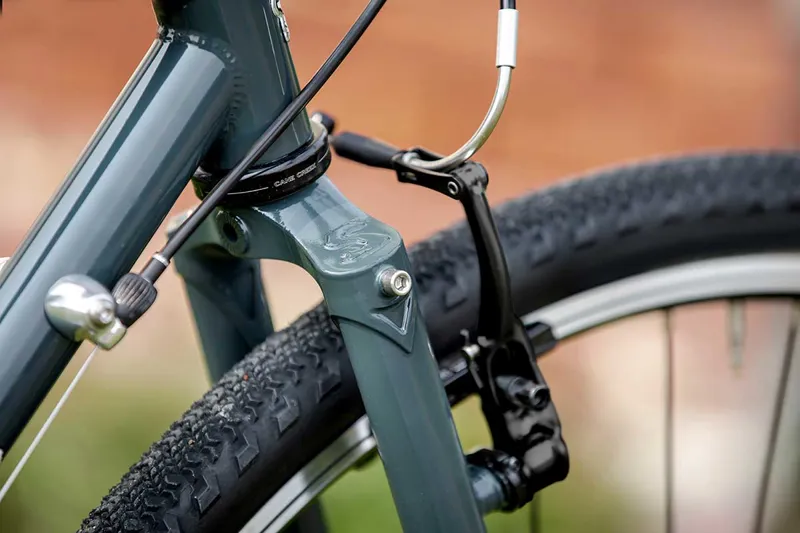Surly Cross Check Flat Bar 2022 Hybrid Bike - BlueGreenGray-4
