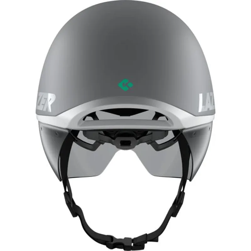 Lazer Victor KinetiCore TT Road Helmet - Matt White Silver-4