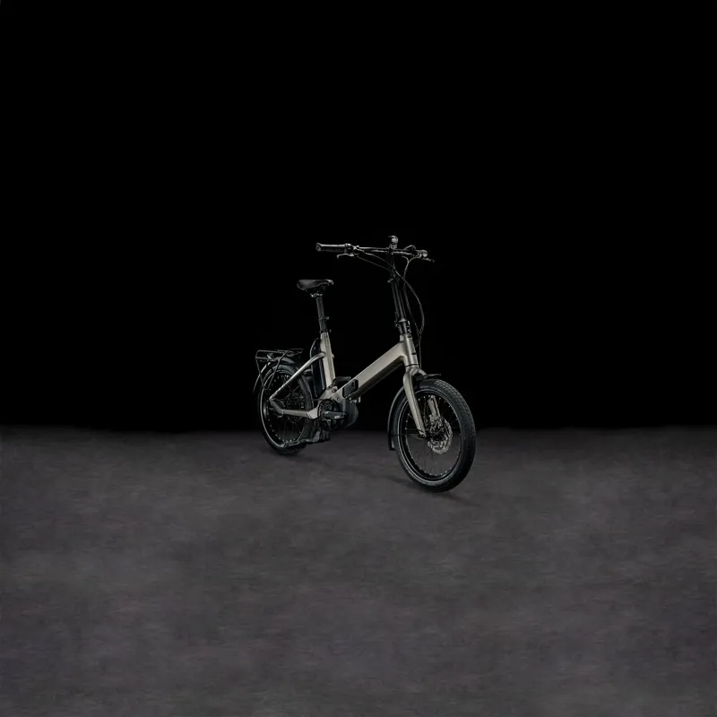 Cube Fold Hybrid 500 2024 Electric Folding Bike - Teak/Black-1