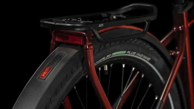 Cube Touring Hybrid EXC 625 2024 Electric Hybrid Bike - Red/White-4