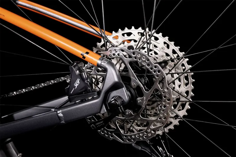 Cube Reaction Pro 27.5/29er Hardtail Mountain Bike - Grey/Orange-4