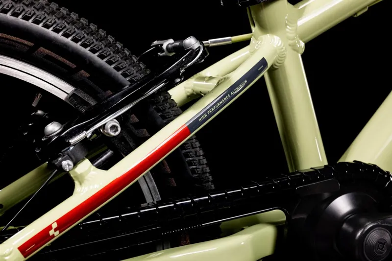 Cube Cubie 160 16w 2022 Kids Bike - Green/Red-2