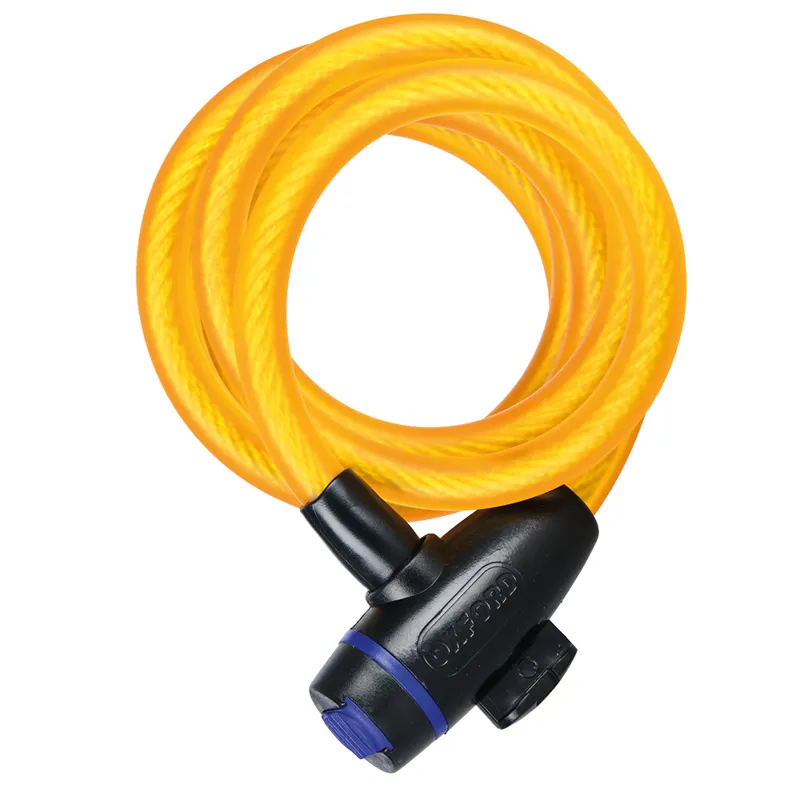 Oxford Cable Lock - 1800mm x12mm - Gold