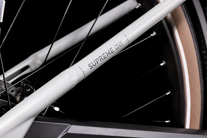 Cube Supreme Hybrid One 400 2022 Electric Urban Bike - Lunar/Grey-1