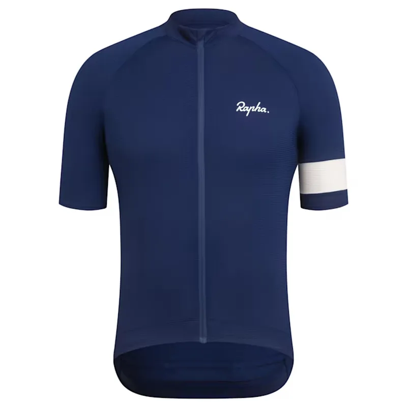 Rapha Core Men's Lightweight Cycling Short Sleeve Jersey - Navy