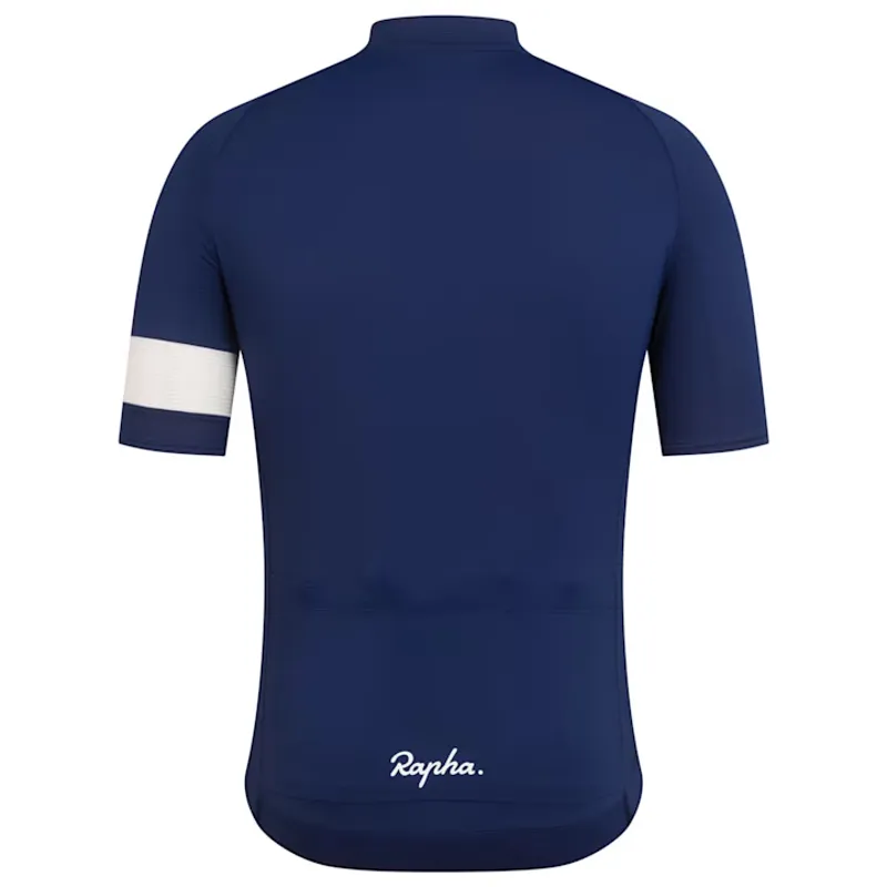 Rapha Core Men's Lightweight Cycling Short Sleeve Jersey - Navy-1