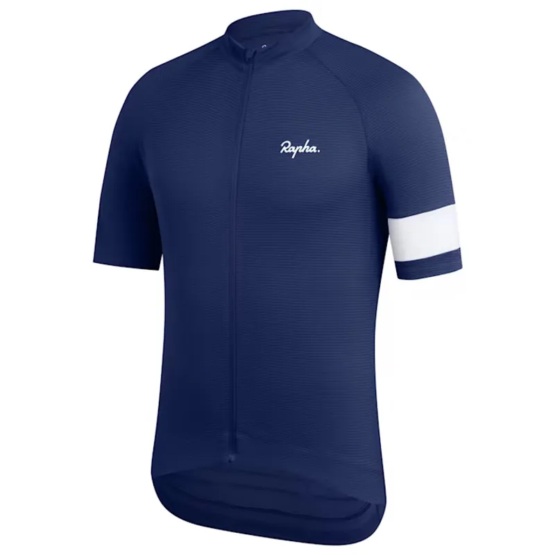 Rapha Core Men's Lightweight Cycling Short Sleeve Jersey - Navy-2