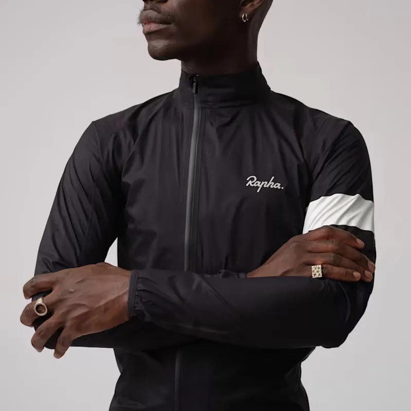 Rapha Core II Men's Cycling Rain Jacket - Black-2