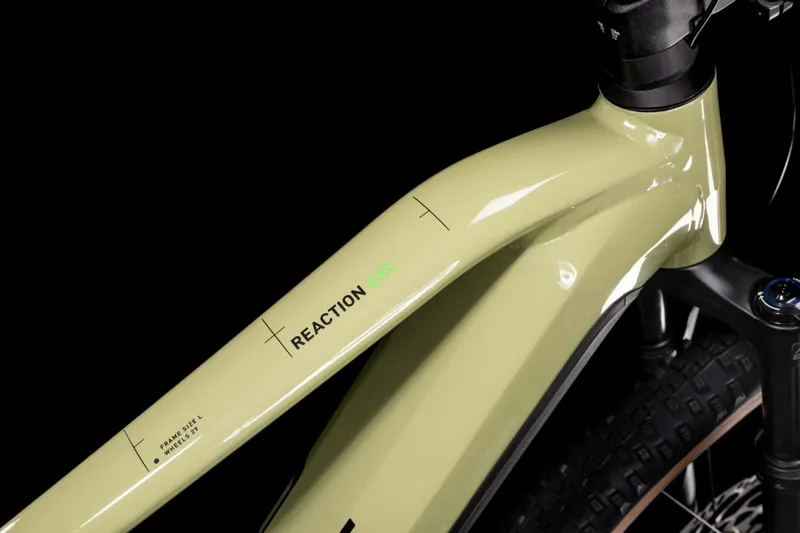 Cube Reaction Hybrid EXC 29er 2022 Electric Mountain Bike - Green-1