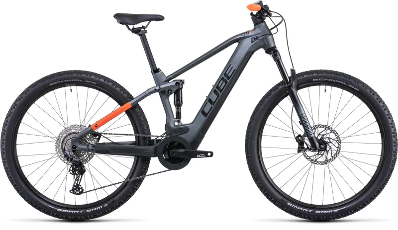 Cube Stereo Hybrid 120 Pro 625 27.5/29er 2022 Electric MTB - Flashgrey